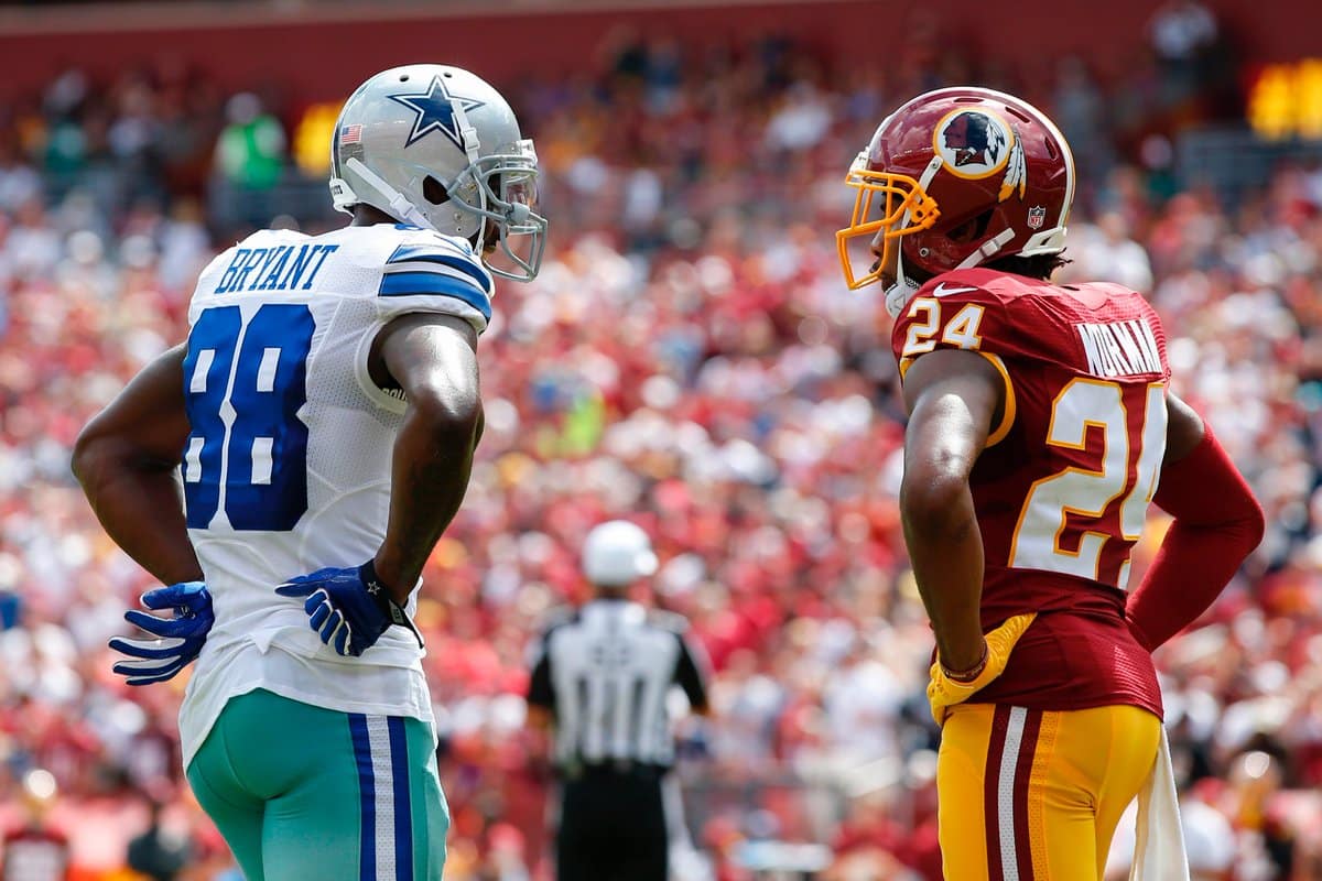 Dez Bryant, Josh Norman, Redskins