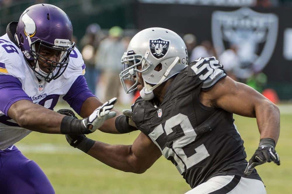 #DALvsOAK: How Will RT La'el Collins Fare Against DE Khalil Mack?