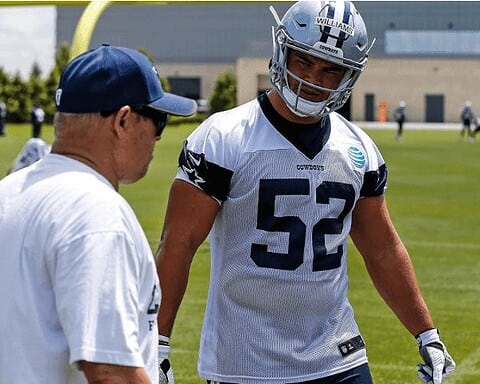OL Coach Paul Alexander in "Heaven" with Dallas Cowboys League-Best Line 1