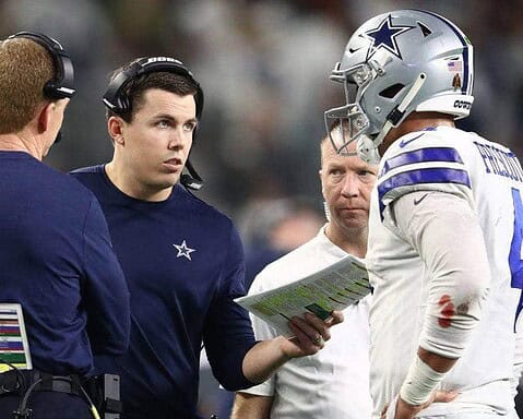 Kellen Moore, Jason Garrett, Dak Prescott