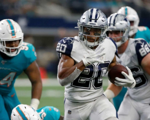 Tony Pollard, not Zeke the Cowboys Closer Against the Dolphins