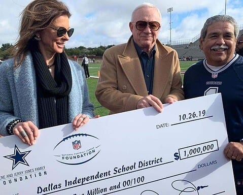 Jerry Jones Donates $1 Million to Dallas Schools for Tornado Recovery