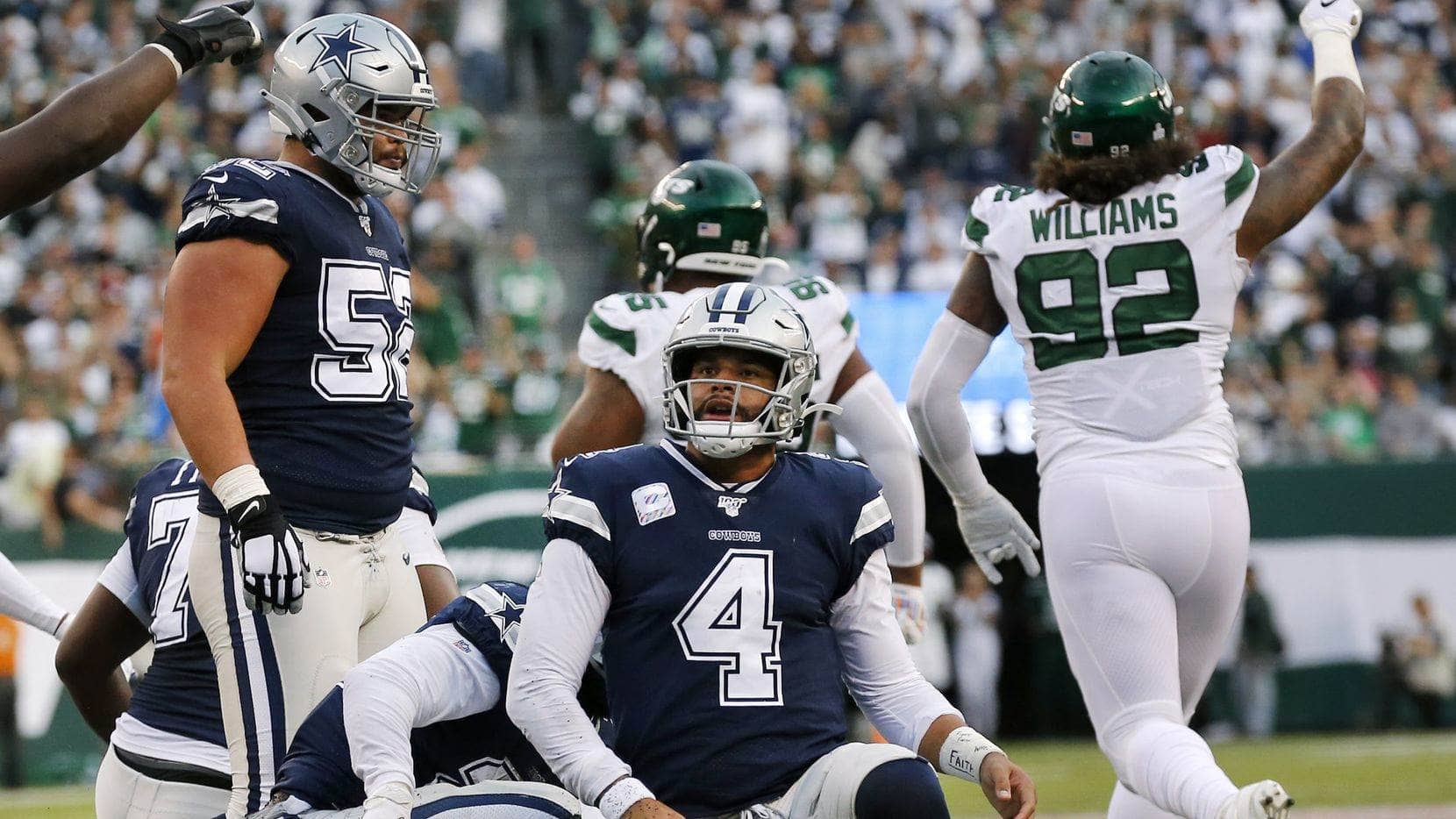 Cowboys OLNeeds to be Better vs Leonard Williams This Time