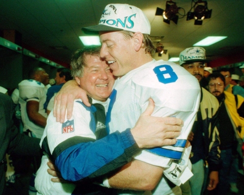 Jimmy Johnson, Troy Aikman