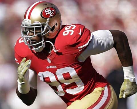 DE Aldon Smith Feels Fresh While Carrying New Weight