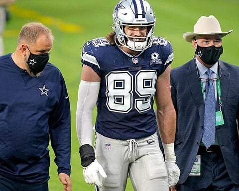 Blake Jarwin Feared to Have an ACL Tear, Out for Season