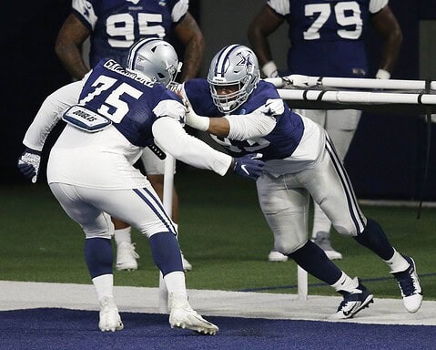 Gerald McCoy Used FaceTime to Help Neville Gallimore in 2020