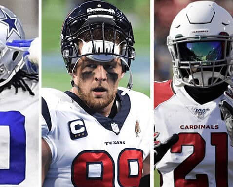 Cowboys' Lawrence Recruits JJ Watt, Patrick Peterson to Dallas