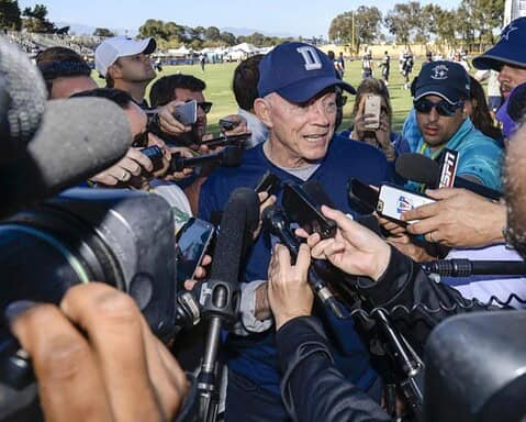 Jerry Jones Says "Systems Are On Go" for Cowboys Camp in Oxnard