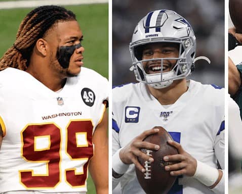 NFC East 2021: 3-Way Tie for Division Lead After Week 2