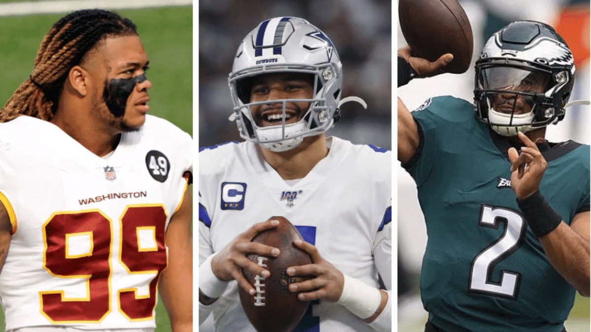 NFC East 2021: 3-Way Tie for Division Lead After Week 2