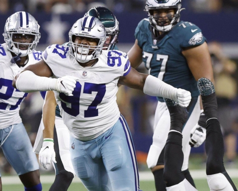 Cowboys Without DTs Trysten Hill and Osa Odighizuwa at Giants