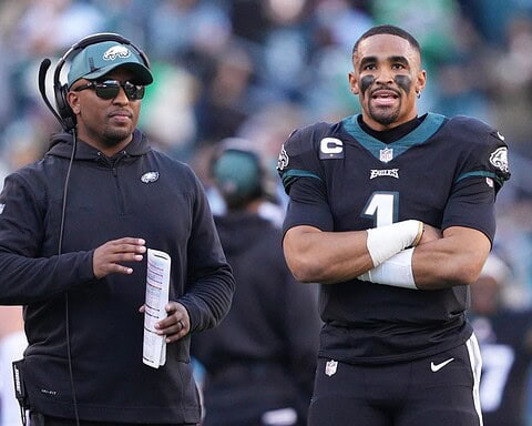 Philadelphia Eagles Jalen Hurts Brian Johnson