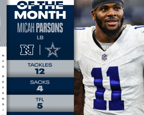 Micah Parsons named NFC Defensive Player of the Month