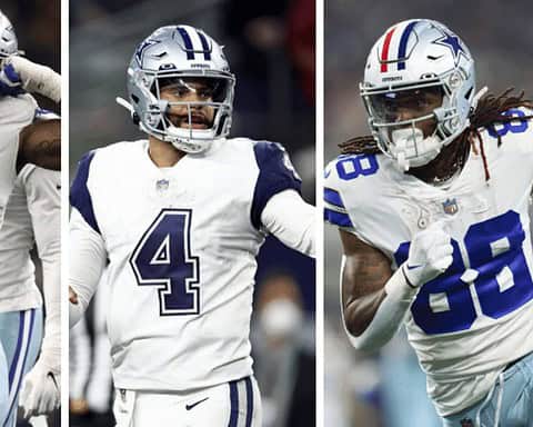 Who takes home midseason awards for the Dallas Cowboys?
