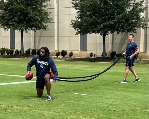 Trevon Diggs 'in a good spot,' returning from ACL injury