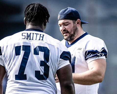 The Cowboys' starting offensive line is beginning to take shape 2