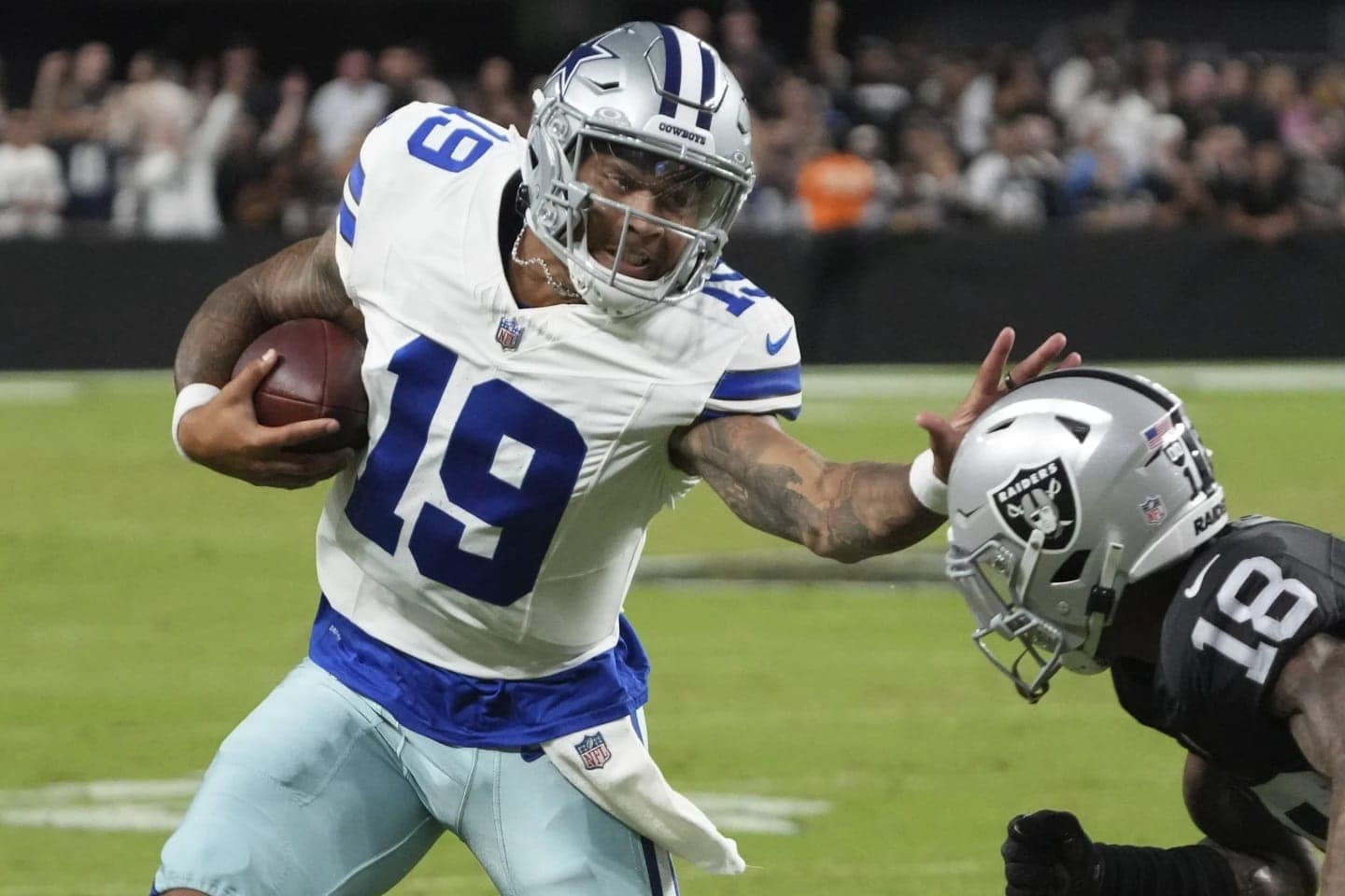 Trey Lance finds the end zone, Brandon Aubrey finds another record in Vegas victory 2