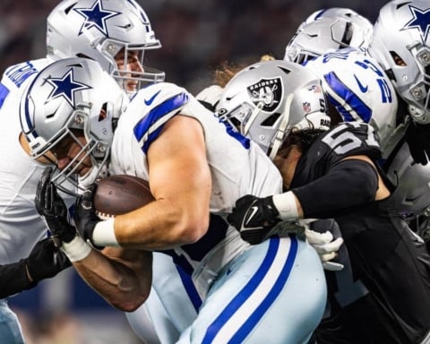 Hunter Luepke growing into his fullback role