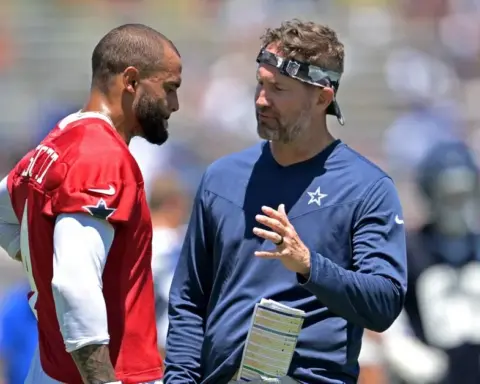 Who will be the Cowboys offensive coordinator in 2025?
