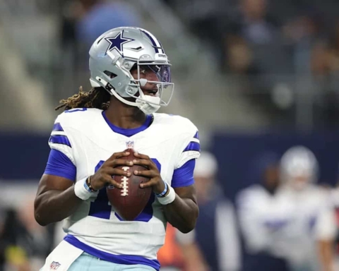 Dallas Cowboys quarterback Joe Milton