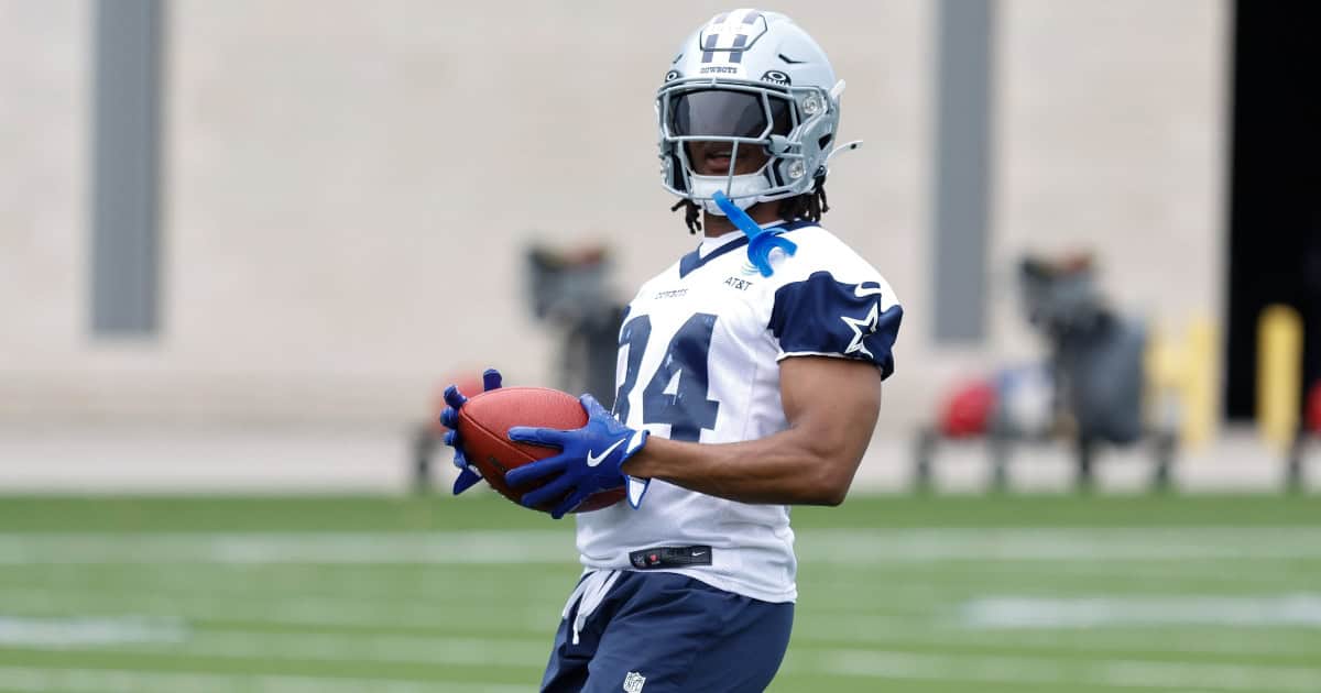 Dallas Cowboys running back Jaydon Blue